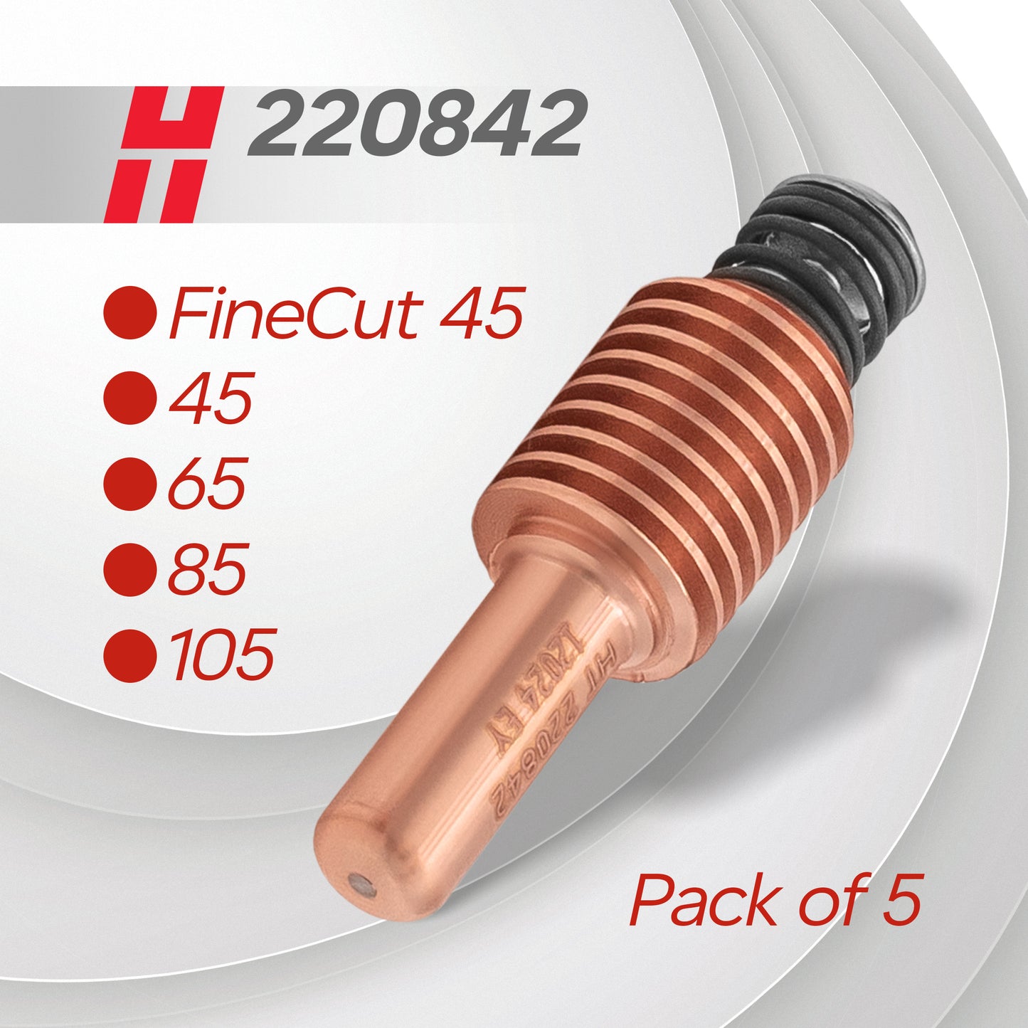 Hypertherm Consumable - Electrode (Pack of 5)