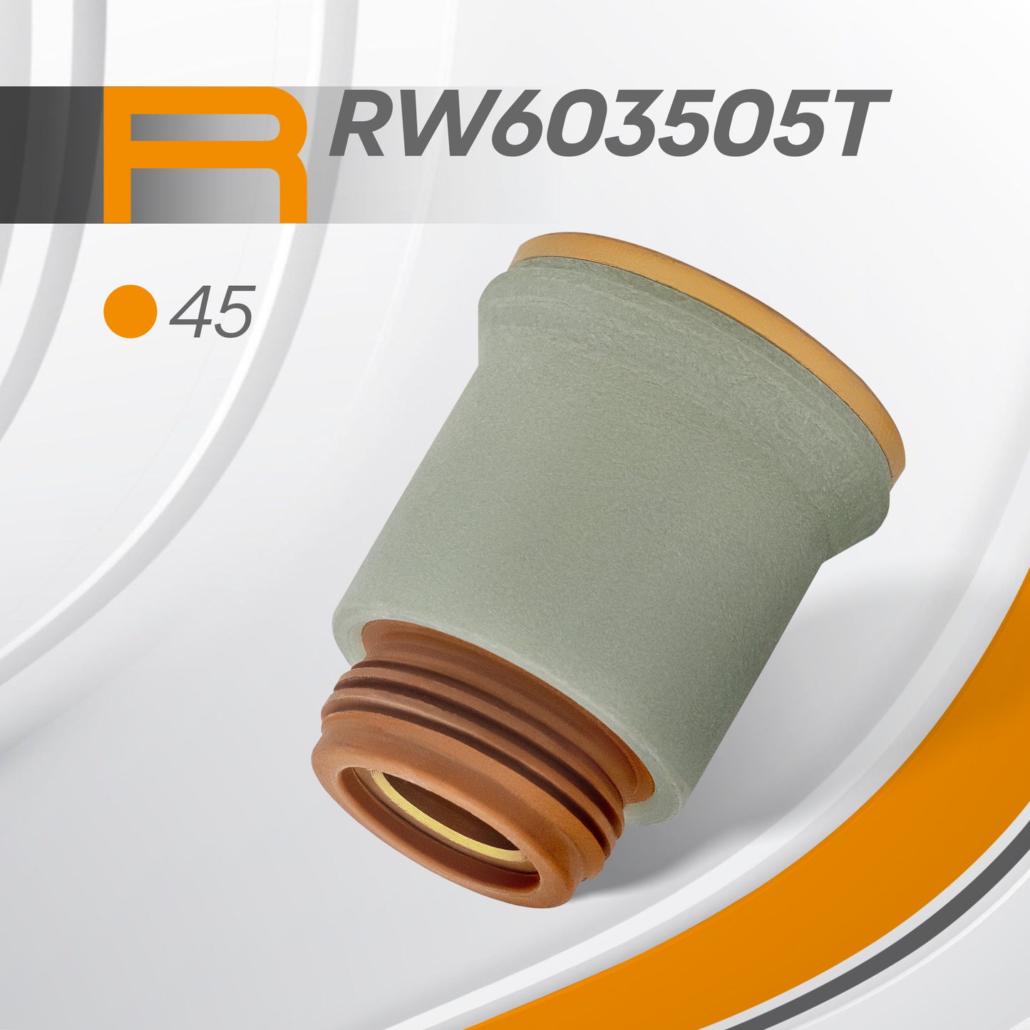 Razor Weld Retaining Cap featuring precision threading for reliable performance in welding tasks.