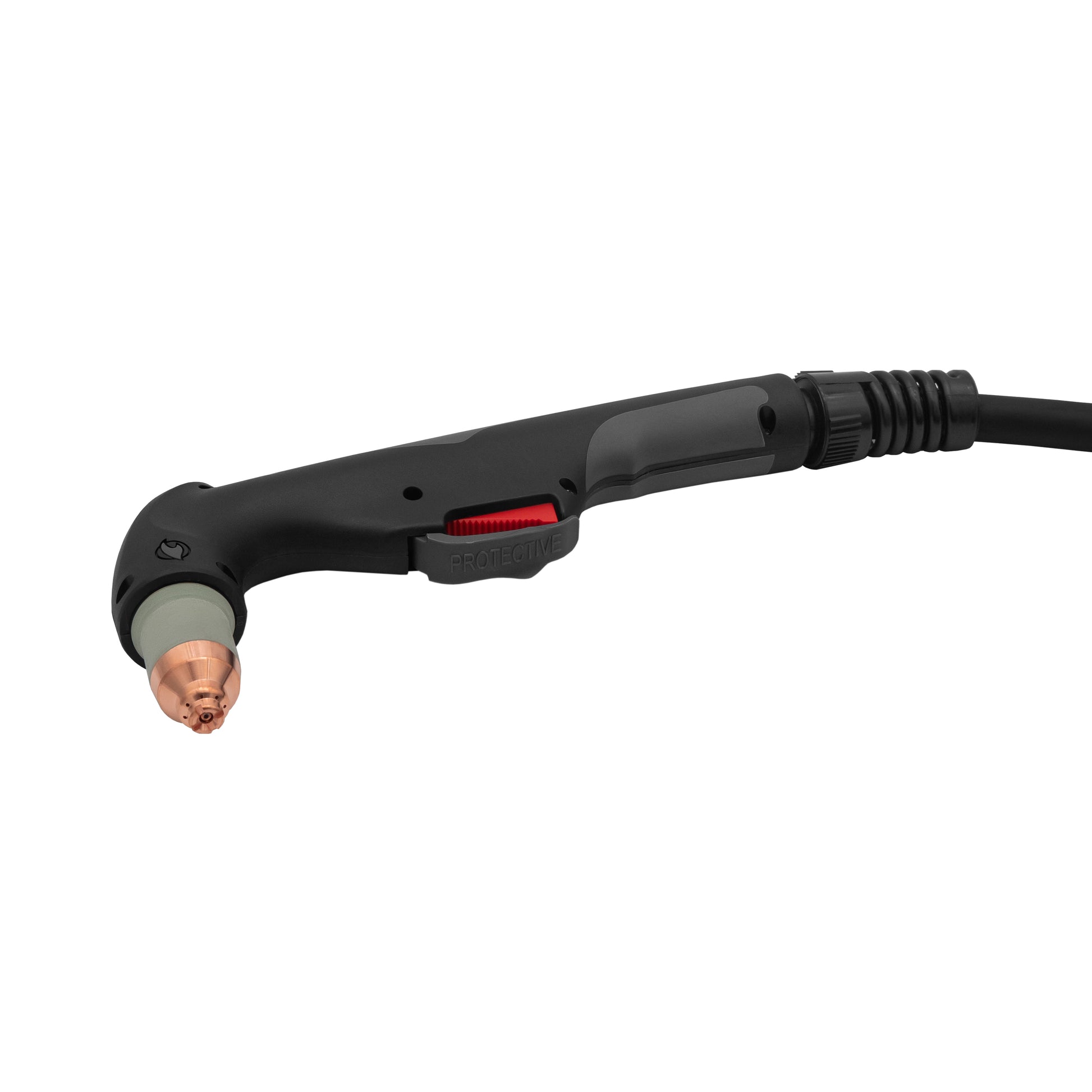Razorweld hand torch, perfect for manual plasma cutting, featuring ergonomic design and high-performance capabilities.