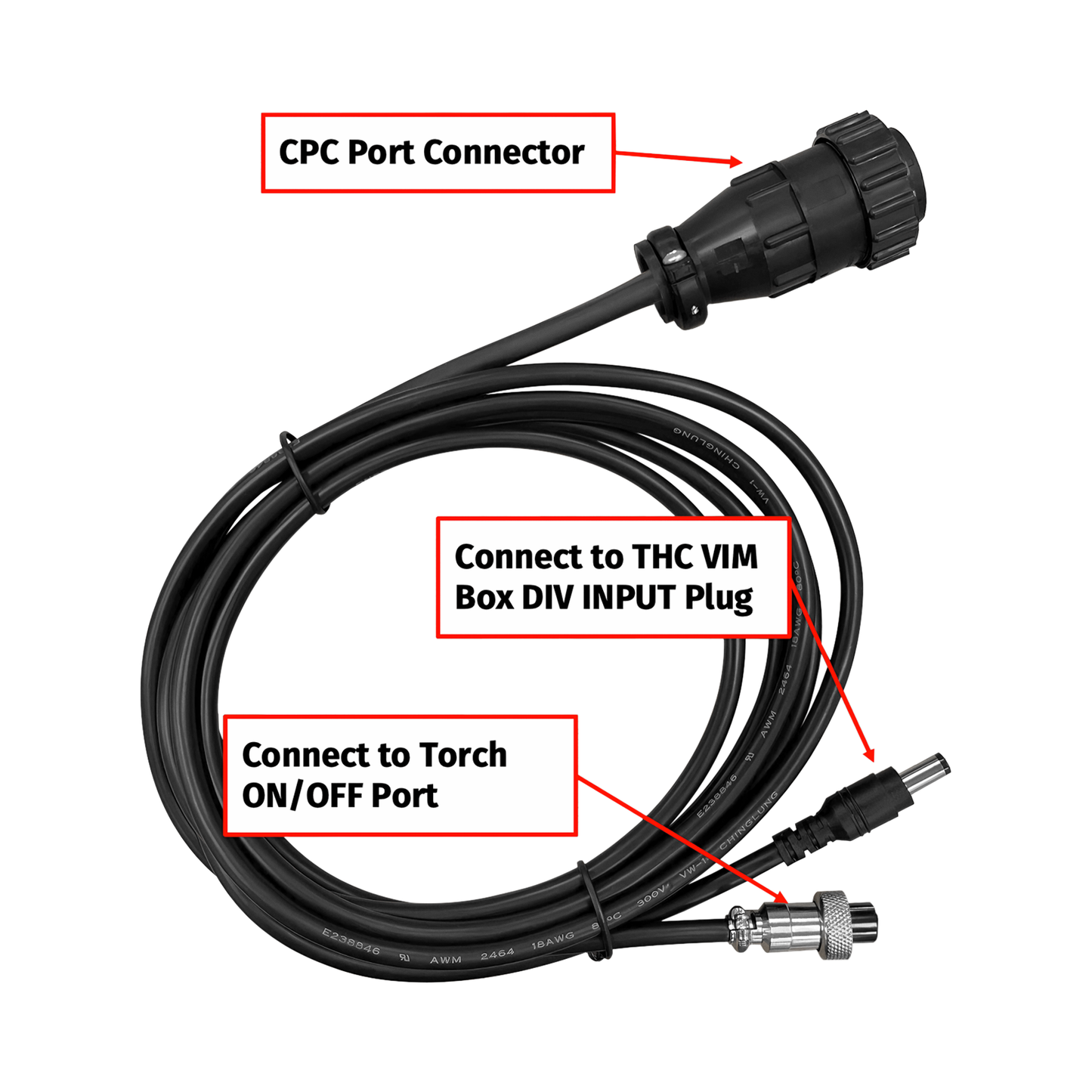 Hypertherm CPC Cable for CrossFire CNC Machines