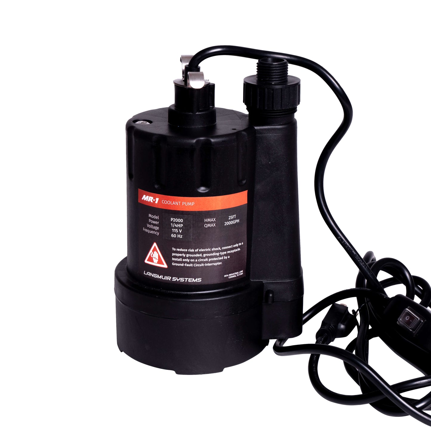 MR-1 - Flood Coolant System