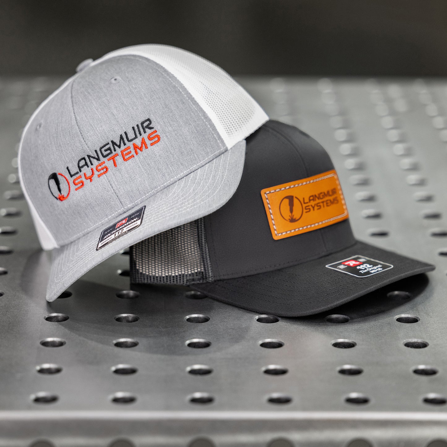 Langmuir Systems Hat – Black with Leather Patch