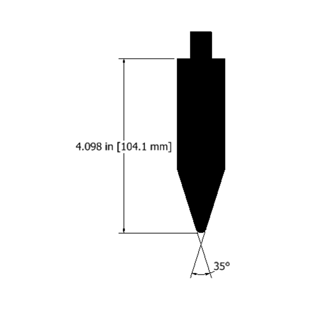 Titan - 35° Heavy Duty Punch, 1 Inch