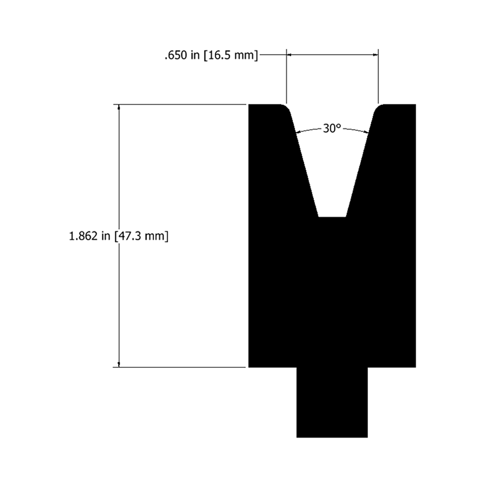 Titan - Acute Die 16 mm, 16 Inch