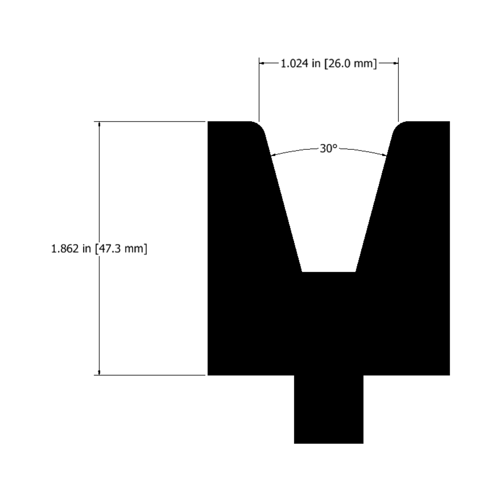 Titan - Acute Die 25 mm, 2 Inch